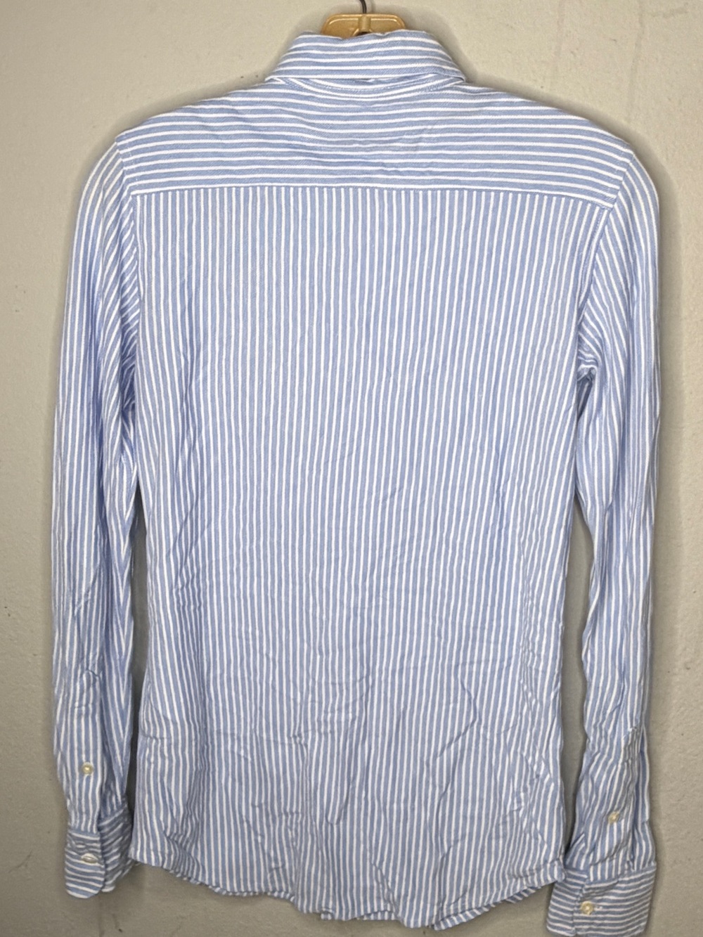Ralph Lauren Knit Oxford Blue Shirt - Picture 3 of 6